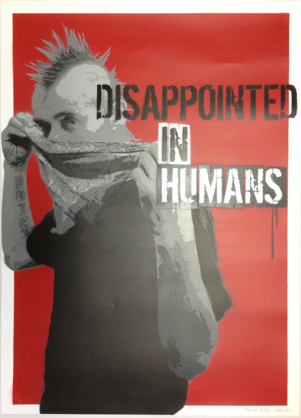 Czarnobyl X-ter & Pisa73: Disappointed in Humans #20 - prettyportal artshop, limited edition prints, urban contemporary art, streetart