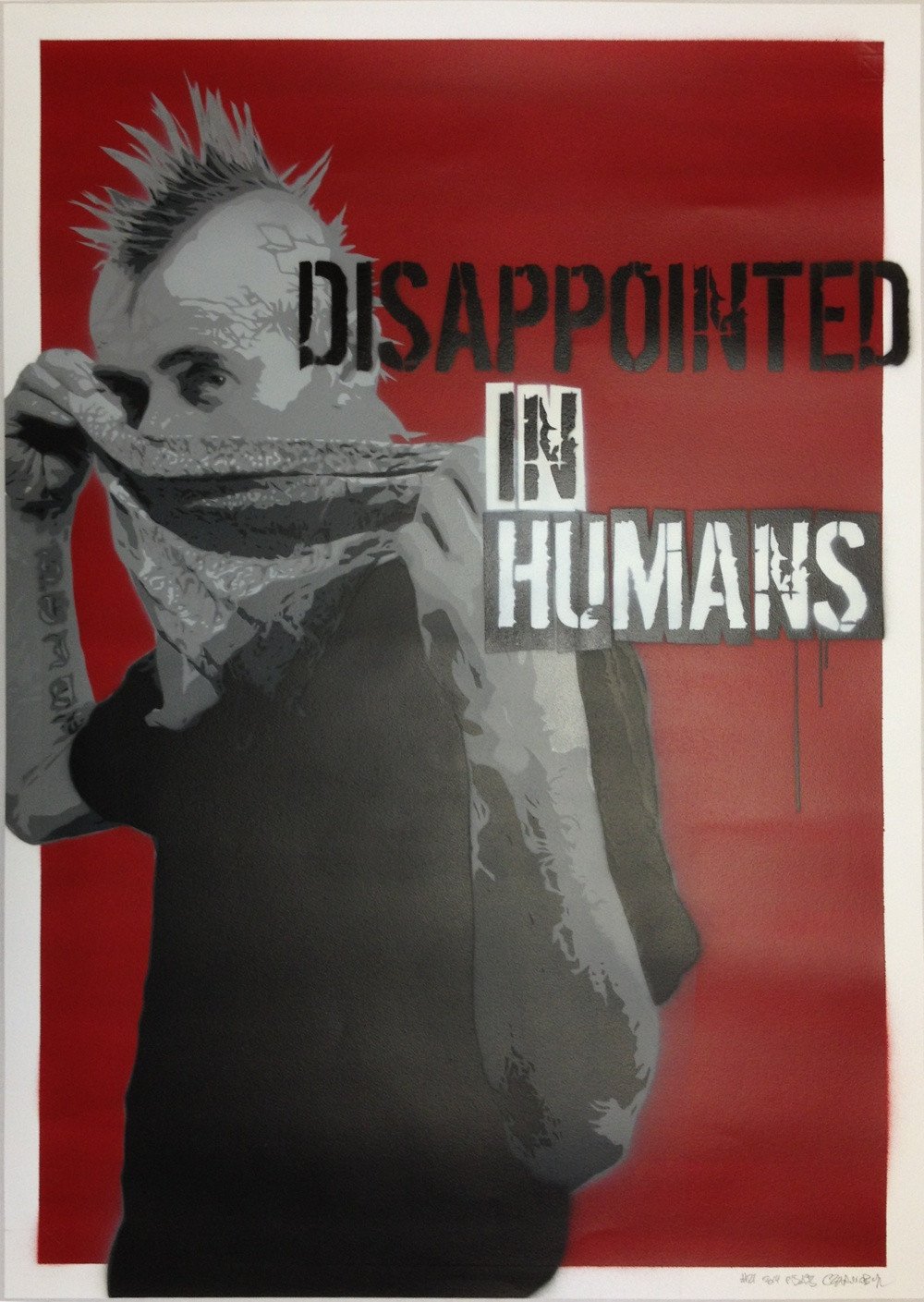 Czarnobyl X-ter & Pisa73: Disappointed in Humans #21 - prettyportal artshop, limited edition prints, urban contemporary art, streetart