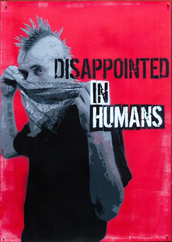 Czarnobyl X-ter & Pisa73: Disappointed in Humans #5 - prettyportal artshop, limited edition prints, urban contemporary art, streetart